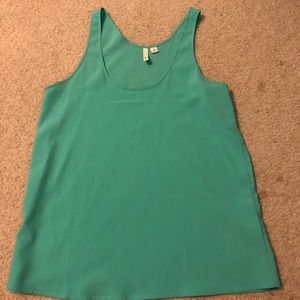 Flowy turquoise tank